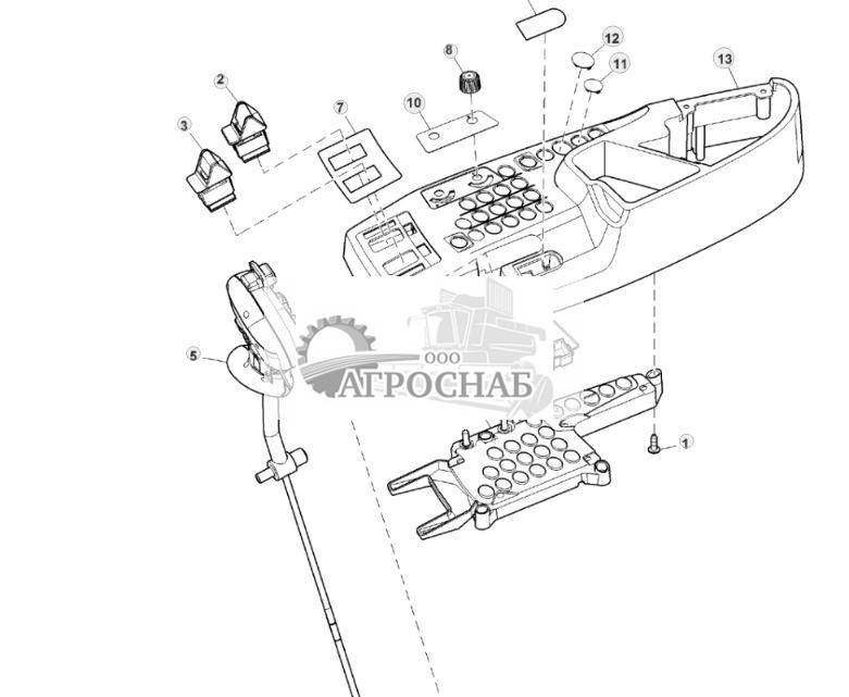 Пульт управления, CommandARM™ с синхронизатором машины - ST830208 490.jpg